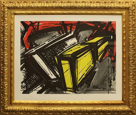 VINICIO BERTI "Quantità oppositive" 1972