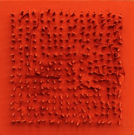 BERNARD AUBERTIN, "Tableau Clous", 1970