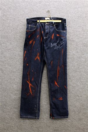 BERNARD AUBERTIN, "Jeans Bruciati", anni 2000