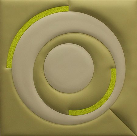 SAMUELE VENTANNI, "Introiezione: bianco e giallo circle", anni 2000