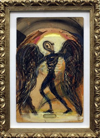 BRUNO CECCOBELLI, "Angelo negro ", anni 2000 circa