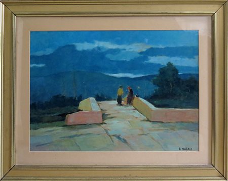 RENATO NATALI, "Paesaggio", Anni '60 circa