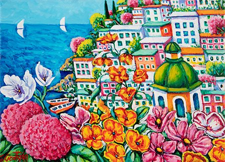 GROTTADA, "Ortenzie a Positano"