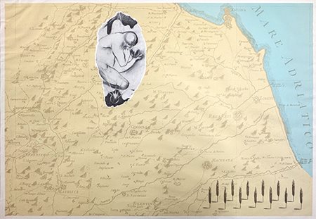 CUCCHI ENZO, "Cartina geografica"