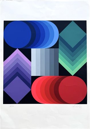 VASARELY VICTOR, "Stri-dio", 1978