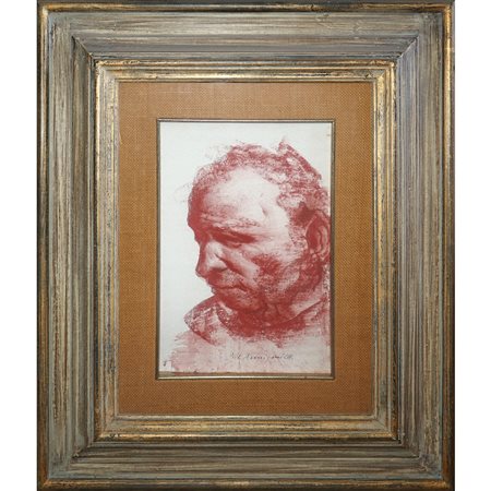 Pietro Annigoni (Milano 1910 - Firenze 1988)  - Studio di testa