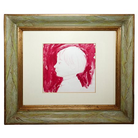 Antonio  Bueno (berlino 1918 - Firenze 1984)  - Profilo , 1983