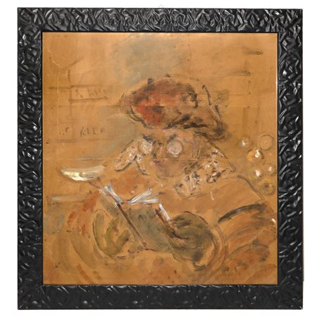 Filippo de Pisis (Ferrara 1896 - Milano 1956)  - Figura che legge, 1939