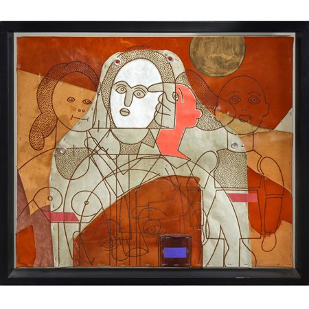 Concetto  Pozzati (Vò di Padova 1935 - 2017)  - Teatralità, '04