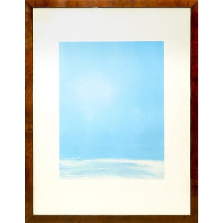 Piero Guccione (Scicli 1935 - Modica  2018)  - Marina, acquaforte, 1996