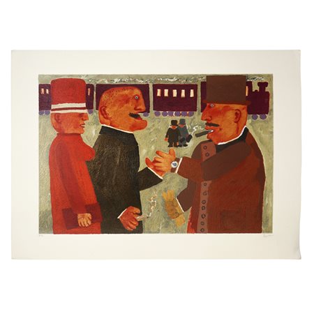 Franz Borghese - Tre personaggi con treno