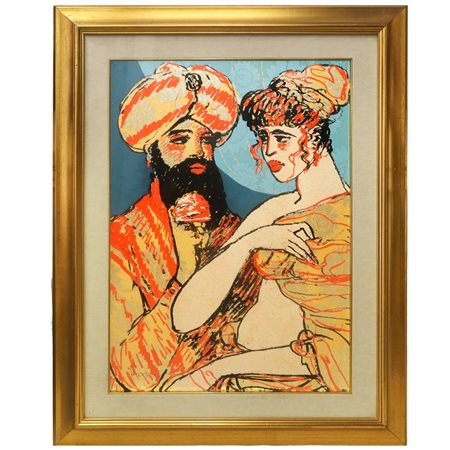 Salvatore Fiume (Comiso 1915 - Milano 1997)  - Il fiore del sultano