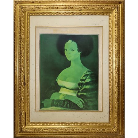 Salvatore Fiume (Comiso 1915 - Milano 1997)  - Gioconda africana, 1974