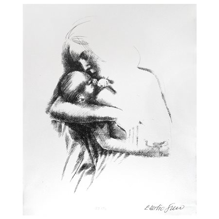 Emilio Greco (Catania 1913 - Roma 1995)  - Maternità, 20° secolo