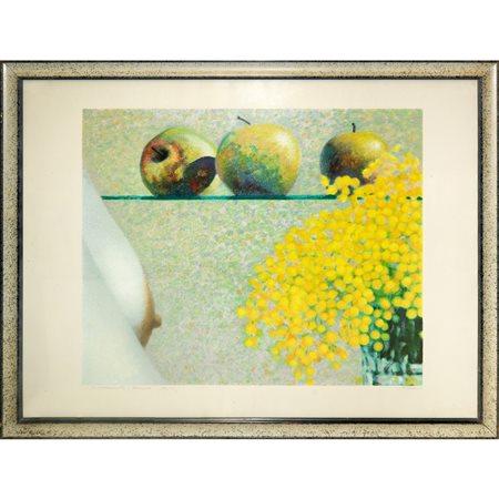 Franco Sarnari (Roma 1933 - 2022)  - Frammento e mimosa