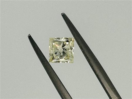 DIAMANTE NATURAL POLISHED 0,97 NATURALE GIALLO CHIARO -SI3* - CERTIFICATO MAROZ DIAMONDS - UD30116
