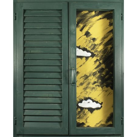 Tano Festa (Roma 1938 - 1988) "Persiana" 1985 100x80 cm.