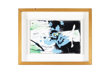 Mario Schifano (Homs 1934 - Roma 1998) "Senza titolo" 1997 20x30 cm.