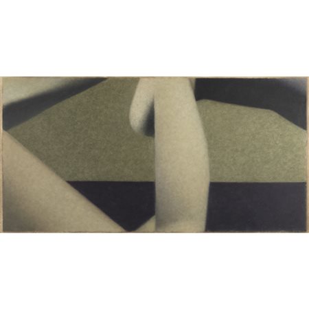 Franco Sarnari (Roma 1933 - Scicli 2022) "Senza titolo"  32,5x63 cm.