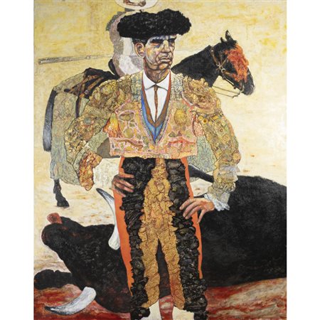 Giuseppe Madaudo (Palermo 1950) "Torero" 2011 200,5x160,5 cm.