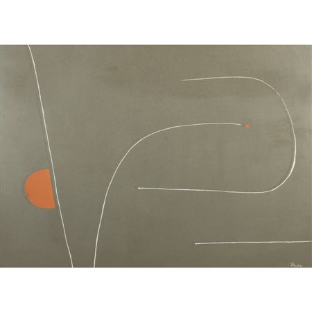 Achille Pace (Termoli 1923 - Roma 2021) "Senza titolo"  48x67 cm.