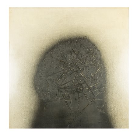 Emilio Scanavino (Genova 1922 - Milano 1986) "Testa" 1977 60x60 cm.