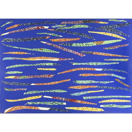 Piero Dorazio (Roma 1927 - Perugia 2005) "Wig-Wam" 1991 75x105 cm.