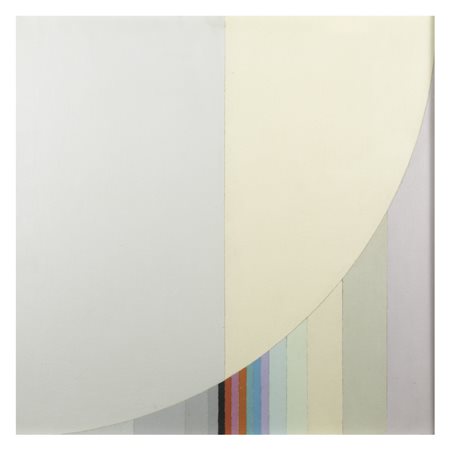 Eugenio Carmi (Genova 1920 - Lugano 2016) "Curva" 1982 60x60 cm.