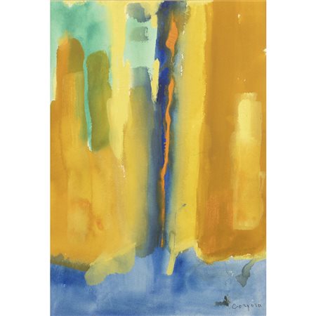 Antonio Corpora (Tunisi 1909 - Roma 2004) "Portogallo" 2000 51x36 cm.