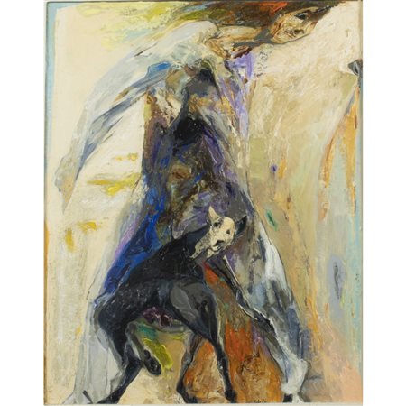 Ennio Calabria (Tripoli 1937 - Roma 2024) "Studio per differenze evolutive" 1997 50x40 cm.