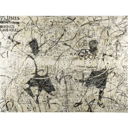 H. H. Lim (Malesia 1954) "My World" 2015 82x106,5 cm.