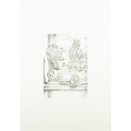 Antonio Nunziante (Napoli 1956) "Attesa" 2006 70x50 cm.