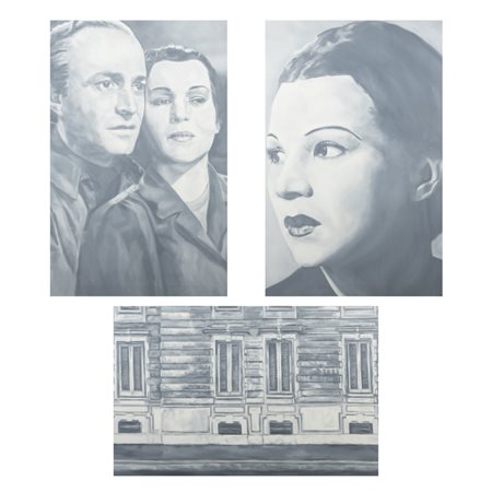 Gian Marco Montesano (Torino 1949) Trittico "Femmes Absolues" 2003 70x45 cm. e 45x70 cm.