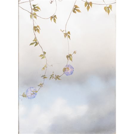 Elica Balla (Roma 1914 - 1993) "Vivendo di cielo" 1942 68x50 cm.