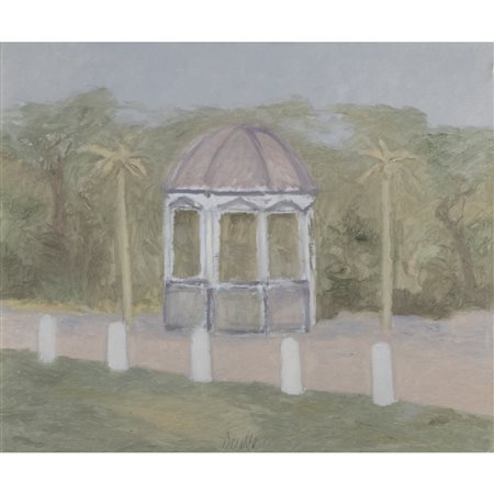 Franco Beraldo (Meolo 1944) "Tivoli" 1986 50x60 cm.