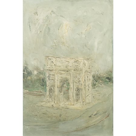 Giovanni Stradone (Nola 1911 - Roma 1981) "Arco di Costantino" 1957 60x40 cm.
