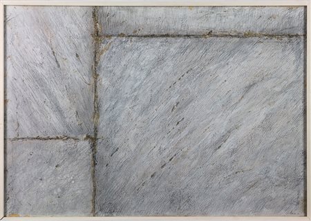 Guido Strazza (1922) Muro bianco, 1981 Grafite e tempera su cartone cm 74x107...