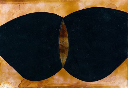 Sergio Ragalzi (1951) Senza titolo Tecnica mista e collage su carta cm 33x48...