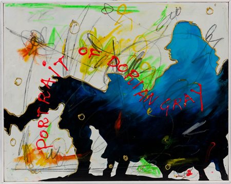 Enrico Manera (1947) Portratit of Dorian Gray, 2005 Acrilico su tela cm 40x50...