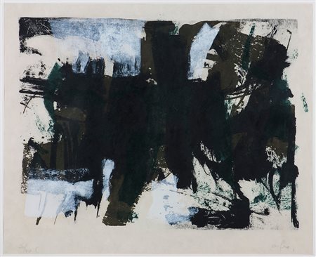 Afro (1912-1976) La strada difesa C, 1960 Litografia su carta japon, es....