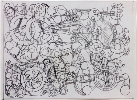 Atsuko Tanaka (1932-2005) Untitled, 1980 Matita su carta cm 19,8x27 Etichetta...