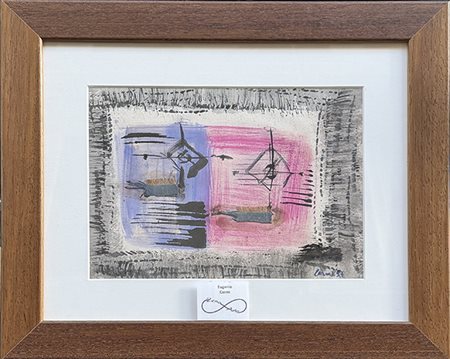 EUGENIO CARMI, "Studio", 1957