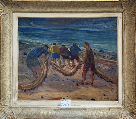 ATTILIO MANGINI, "La paranza a multedo", 1972