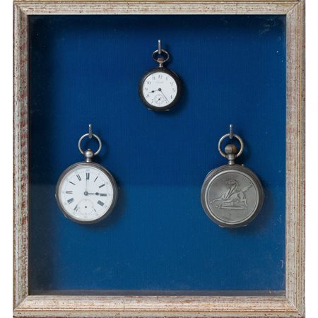 OFFICINE DEL XIX/XX SECOLO, Tre orologi da tasca