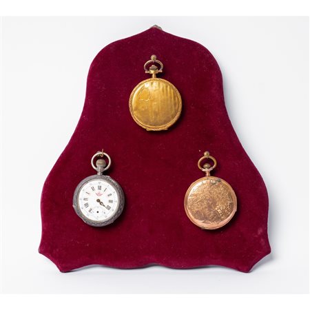 TRE OROLOGI DA TASCA