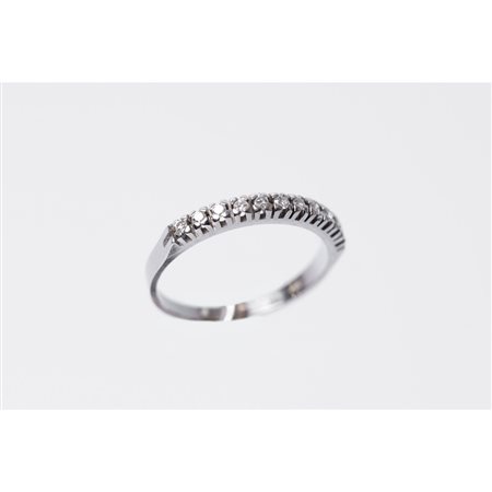 VERETTA in oro bianco 18 KT con diamanti