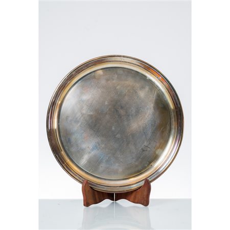 VASSOIO rotondo in argento