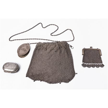 BORSETTA, PORTA MONETE E PORTA CIPRIA