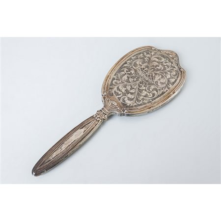 SPECCHIO da toletta in argento