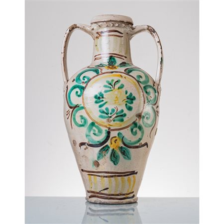 MANIFATTURA DI CALTAGIRONE DEL XIX SECOLO, Quartara